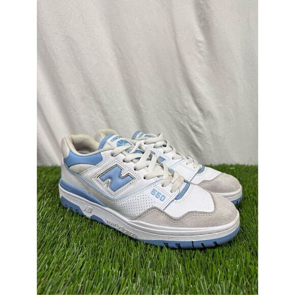 Size 8 - New Balance‎ 550 White Blue Haze UNC OG box Fire - Picture 1 of 7
